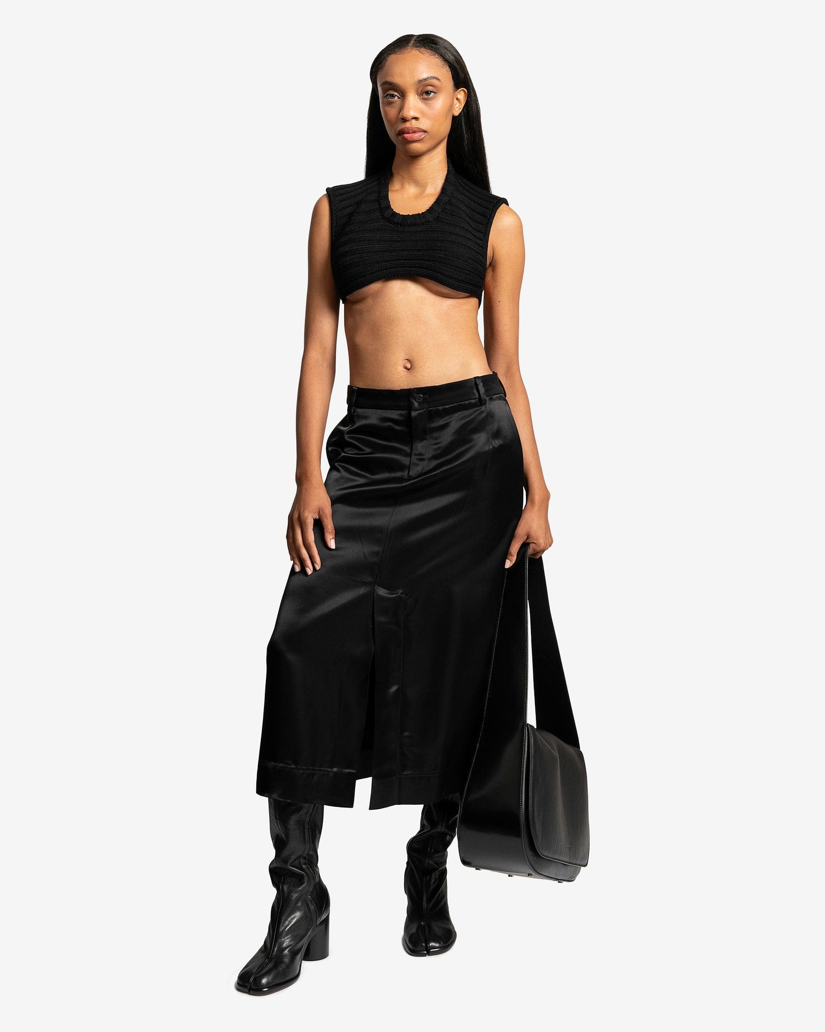 Niccolò Pasqualetti Women Tops O/S Corta Shrug in Black