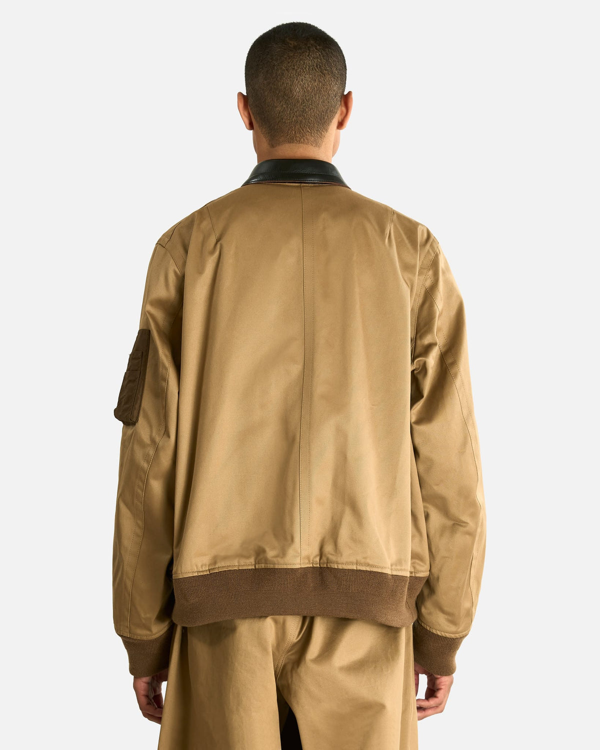 Sacai Men's Tops Cotton Chino Blouson in Beige