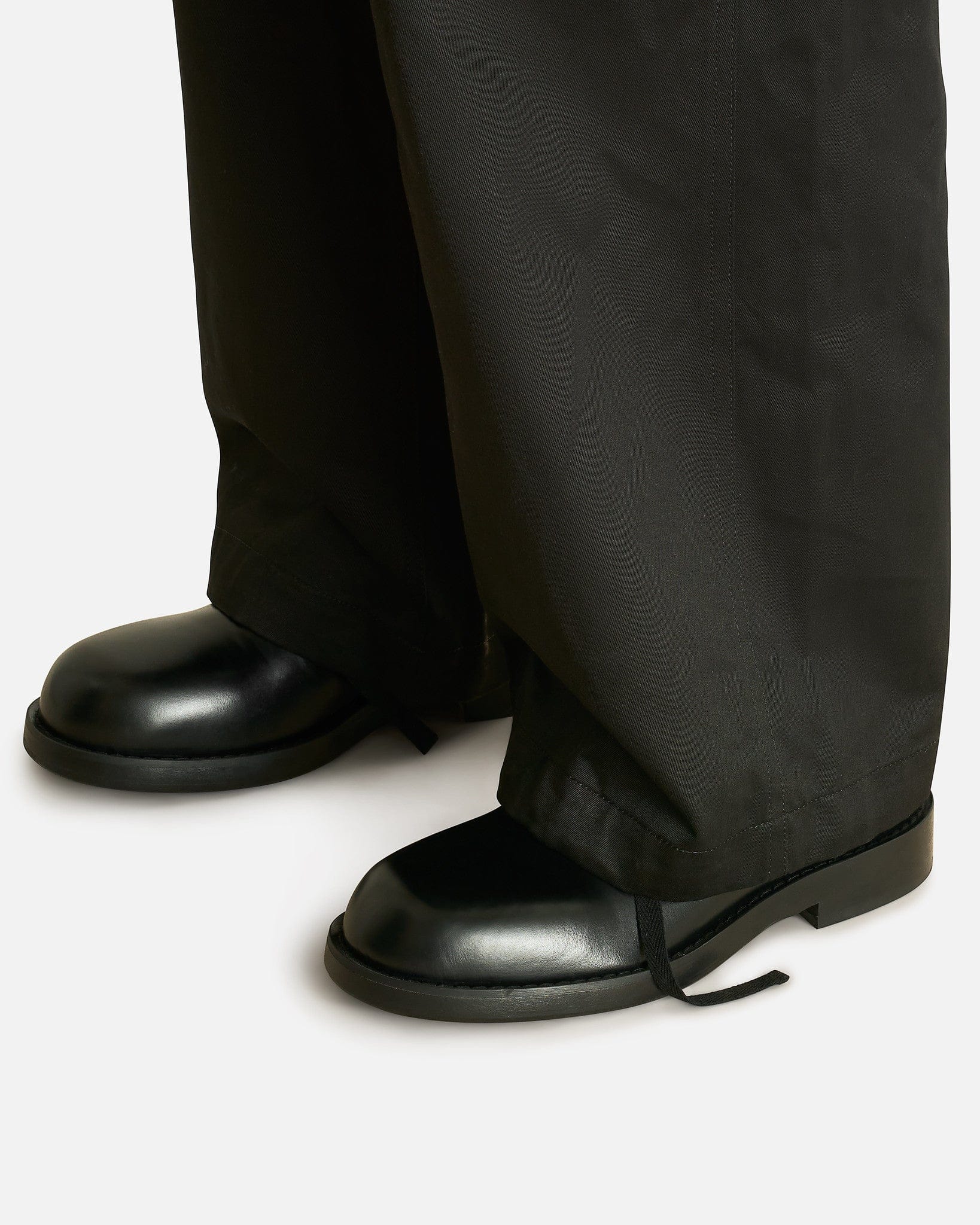 Sacai Men's Pants Cotton Chino Nylon Twill Pants in Black