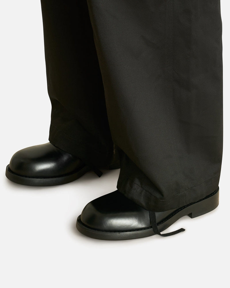 Sacai Men's Pants Cotton Chino Nylon Twill Pants in Black