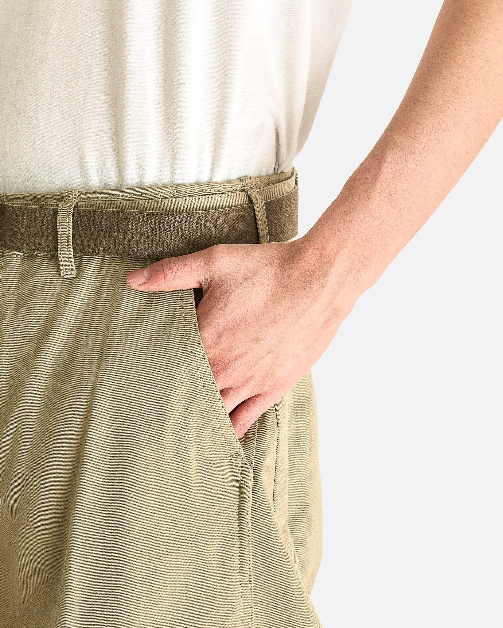 Cotton Chino Pants in Beige – SVRN