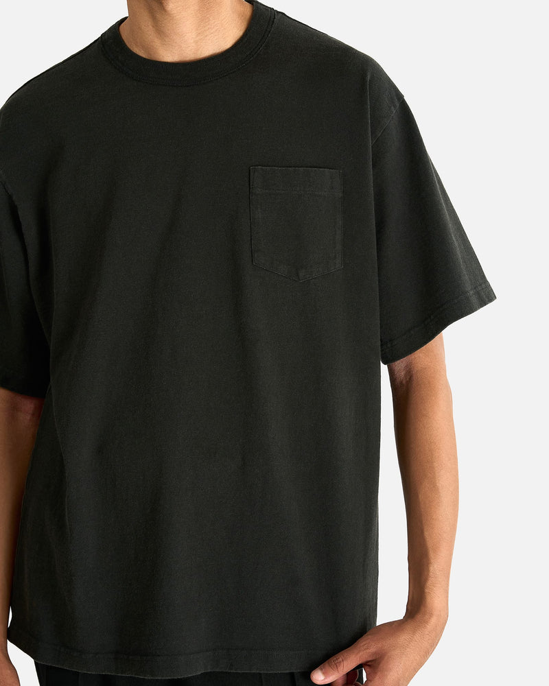 Cotton Jersey T-Shirt in Black – SVRN
