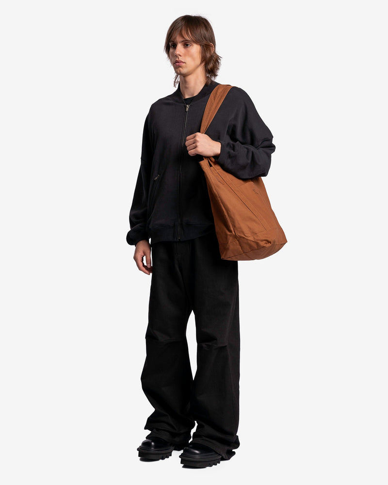 Raf Simons Men's Bags Cotton Tote Bag in Dark Brown