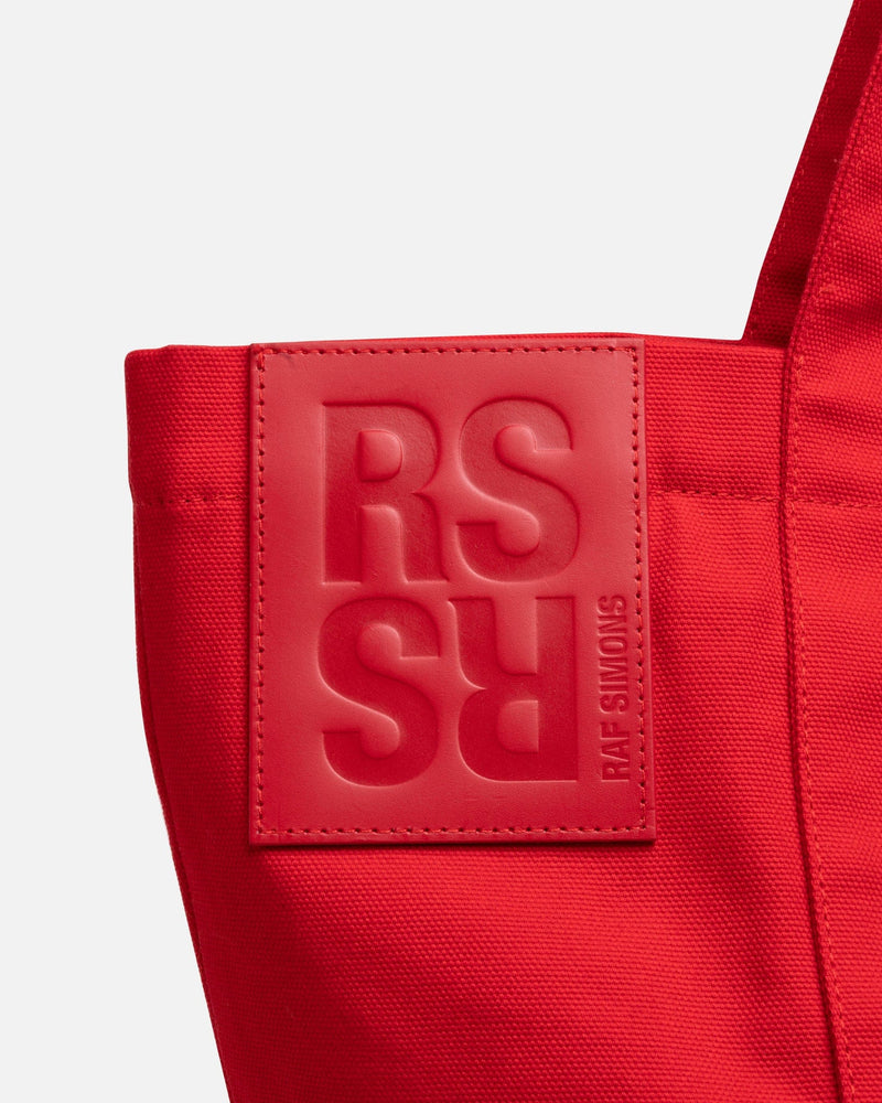 Raf Simons Men's Bags Cotton Tote Bag in Red