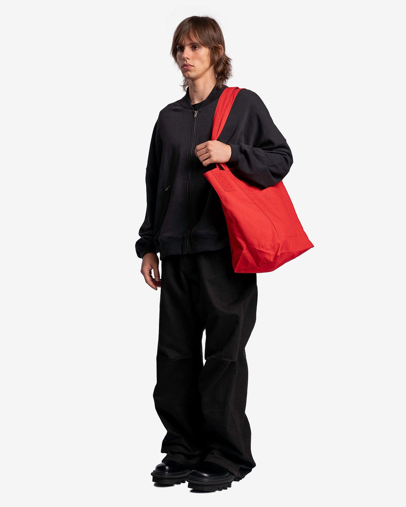 Raf Simons Men's Bags Cotton Tote Bag in Red