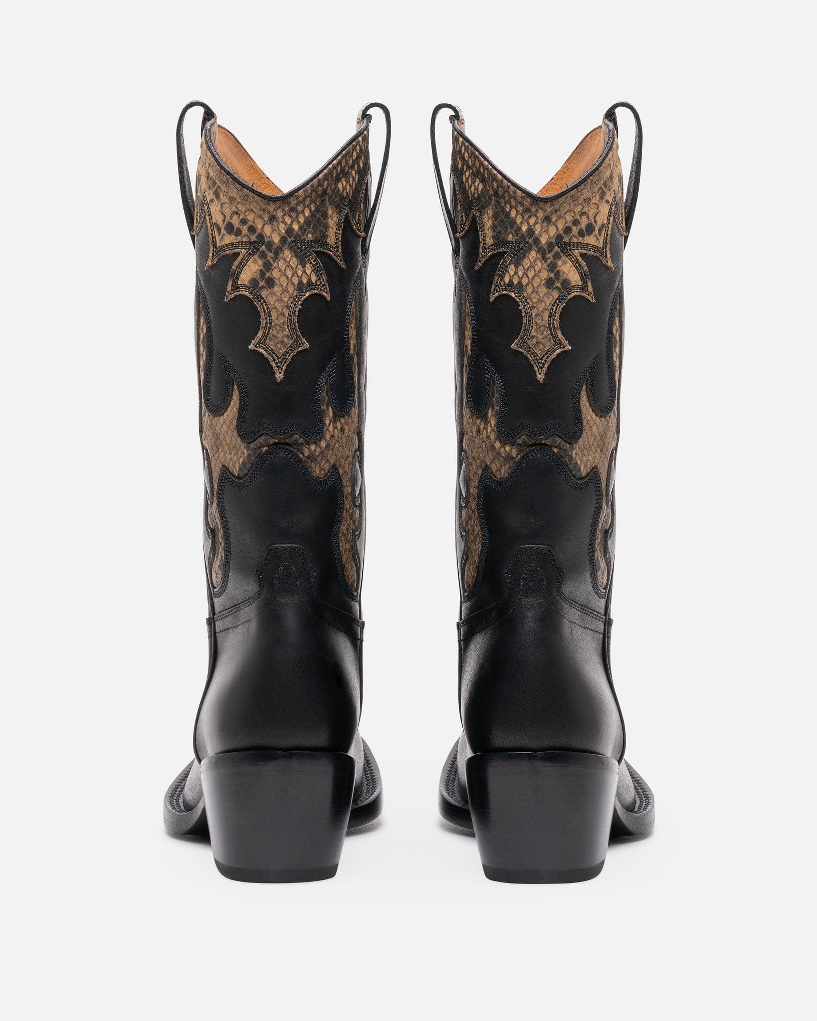 Dries Van Noten Men's Boots Cowboy Boot in Black