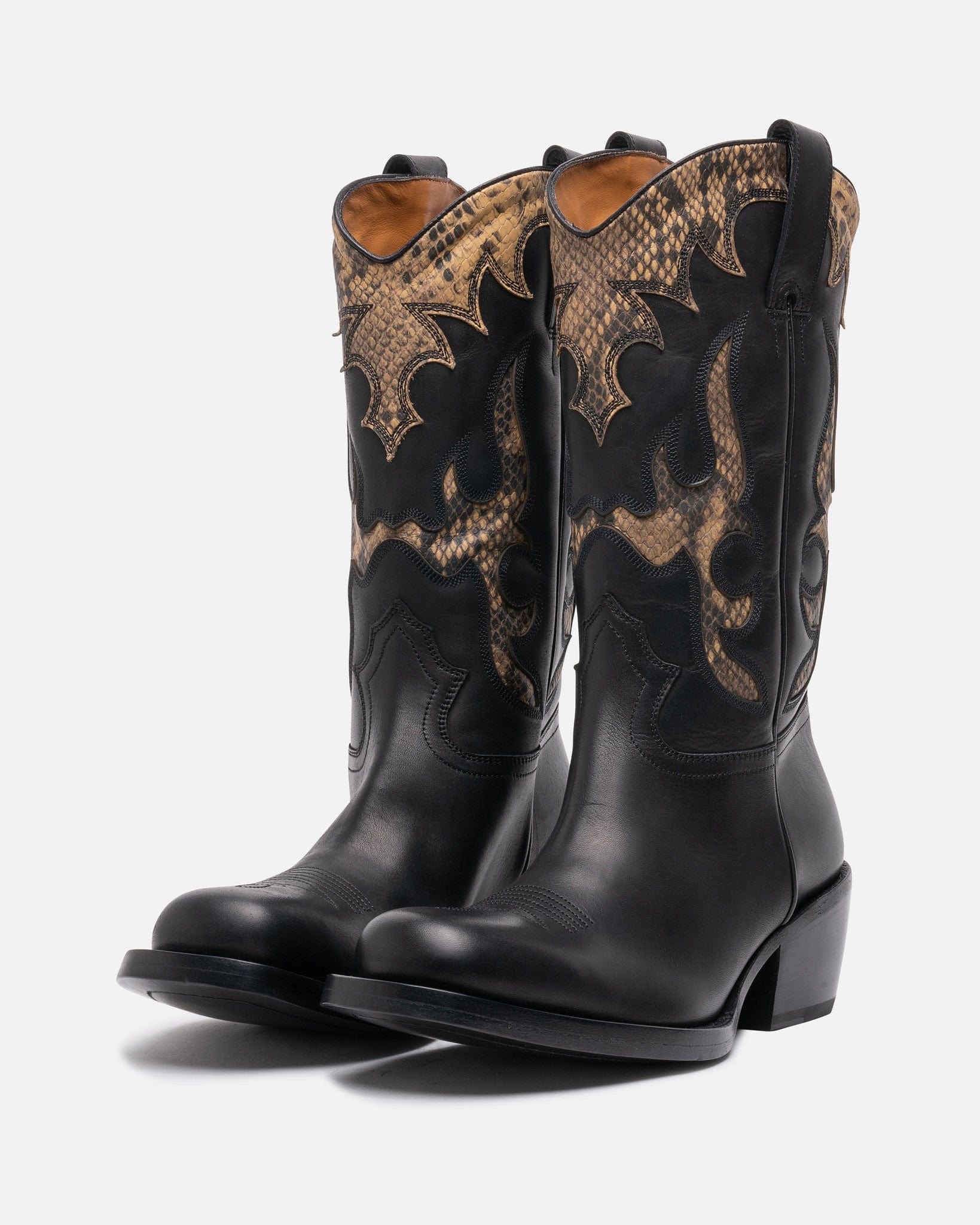 Dries Van Noten Men's Boots Cowboy Boot in Black