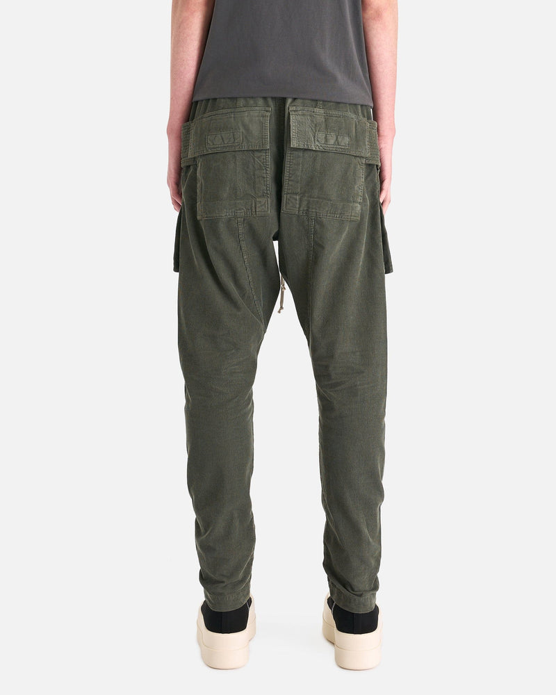 Rick Owens DRKSHDW Men's Pants Creatch Cargo Drawstring in Hustler Blue