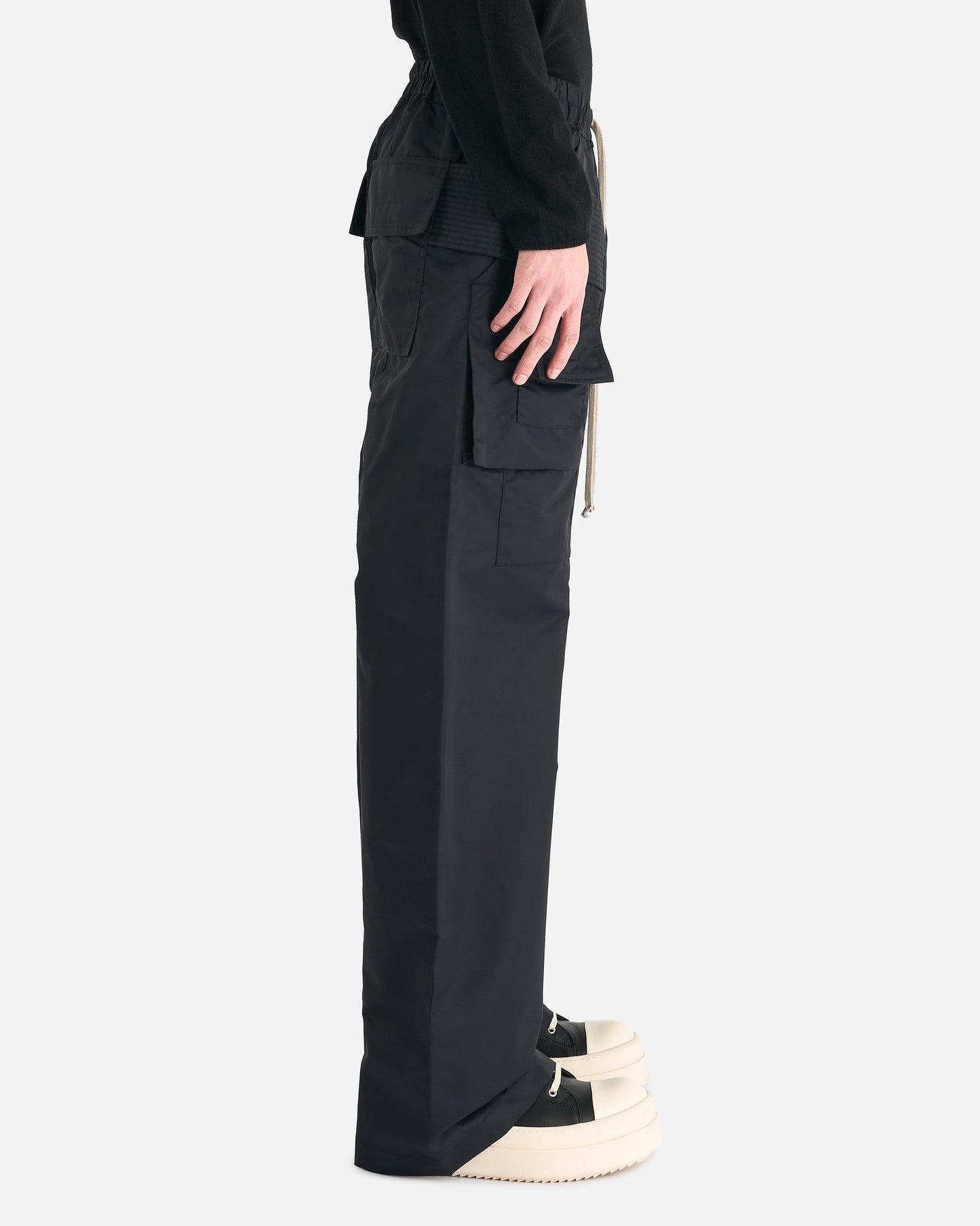 Rick Owens DRKSHDW Men's Pants Creatch Cargo Pants in Black