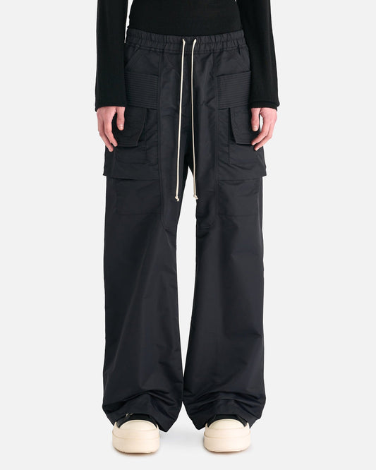 Rick Owens DRKSHDW Men's Pants Creatch Cargo Pants in Black
