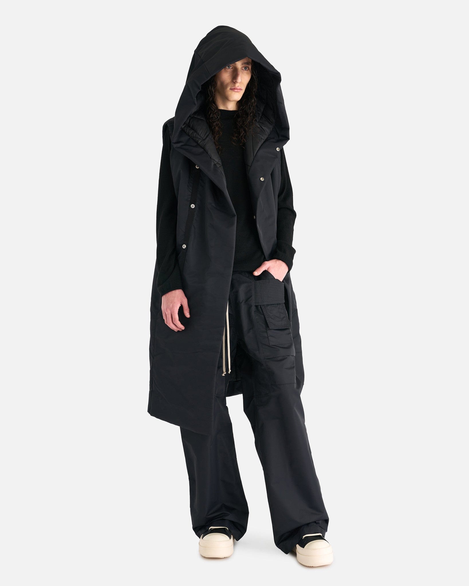 Rick Owens DRKSHDW Men's Pants Creatch Cargo Pants in Black