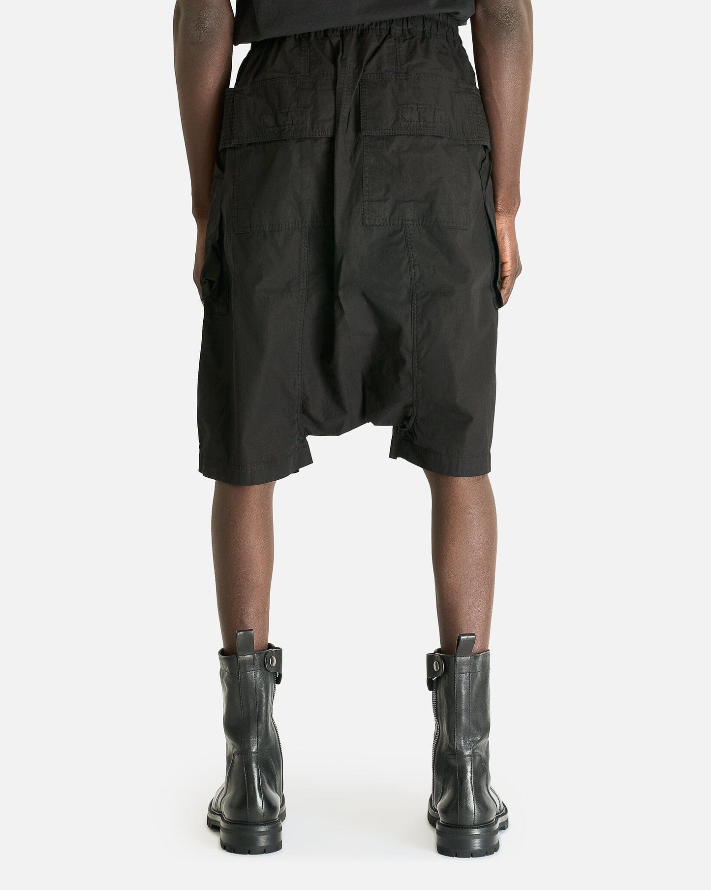 Rick Owens DRKSHDW Men's Pants Creatch Cargo Pods in Black