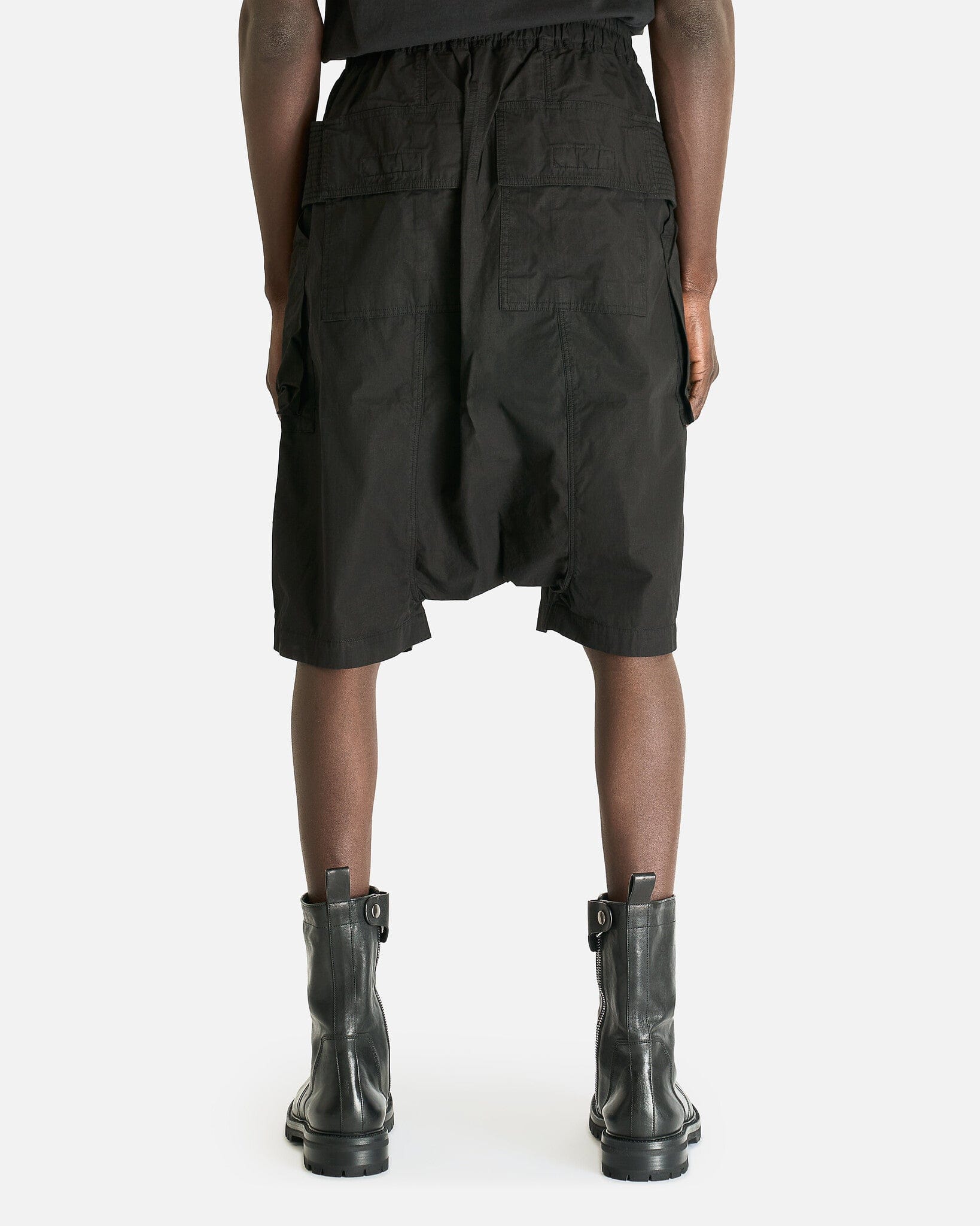 Rick Owens DRKSHDW Men's Pants Creatch Cargo Pods in Black