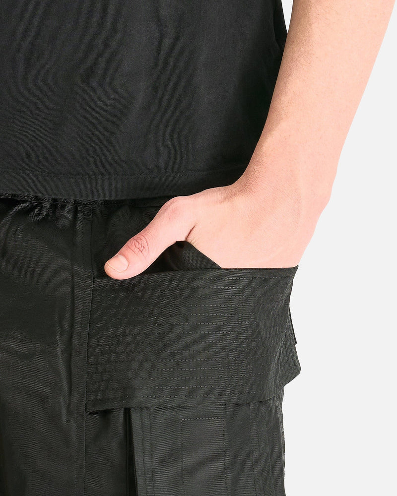 Rick Owens DRKSHDW Men's Shorts Creatch Cargo Pods in Black