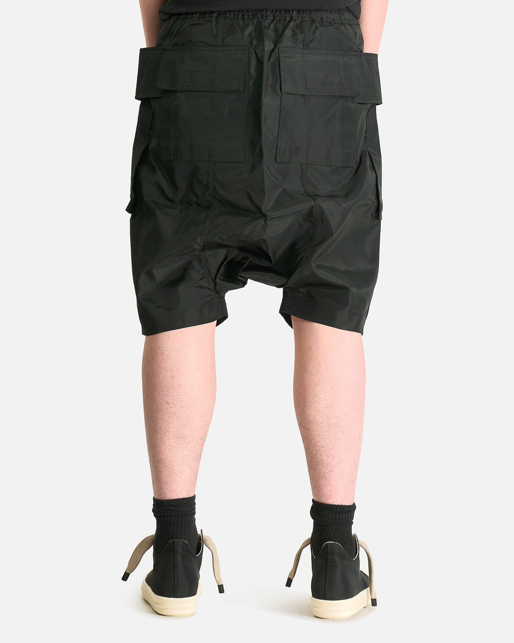 Rick Owens DRKSHDW Men's Shorts Creatch Cargo Pods in Black