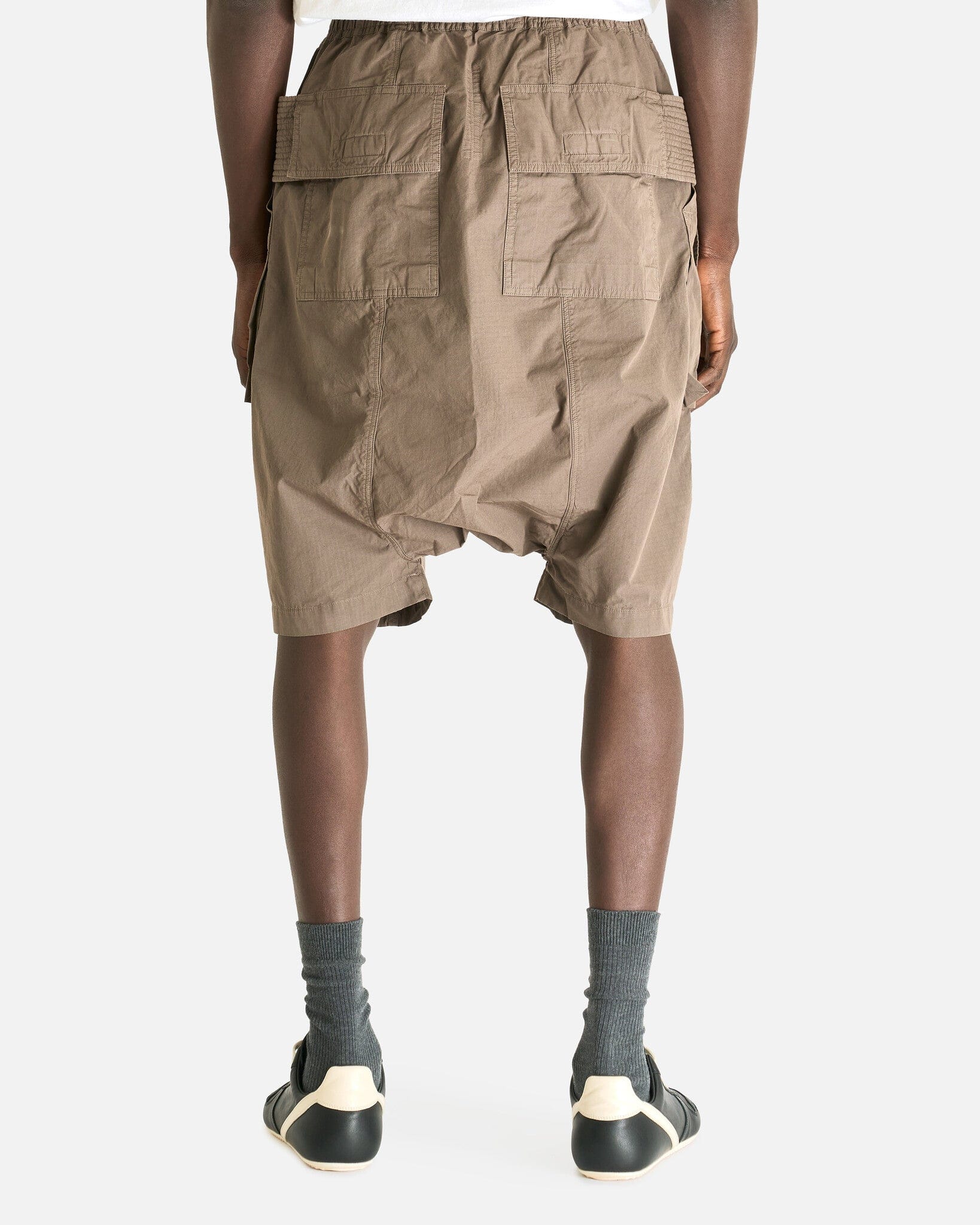 Rick Owens DRKSHDW Men's Pants Creatch Cargo Pods in Dust
