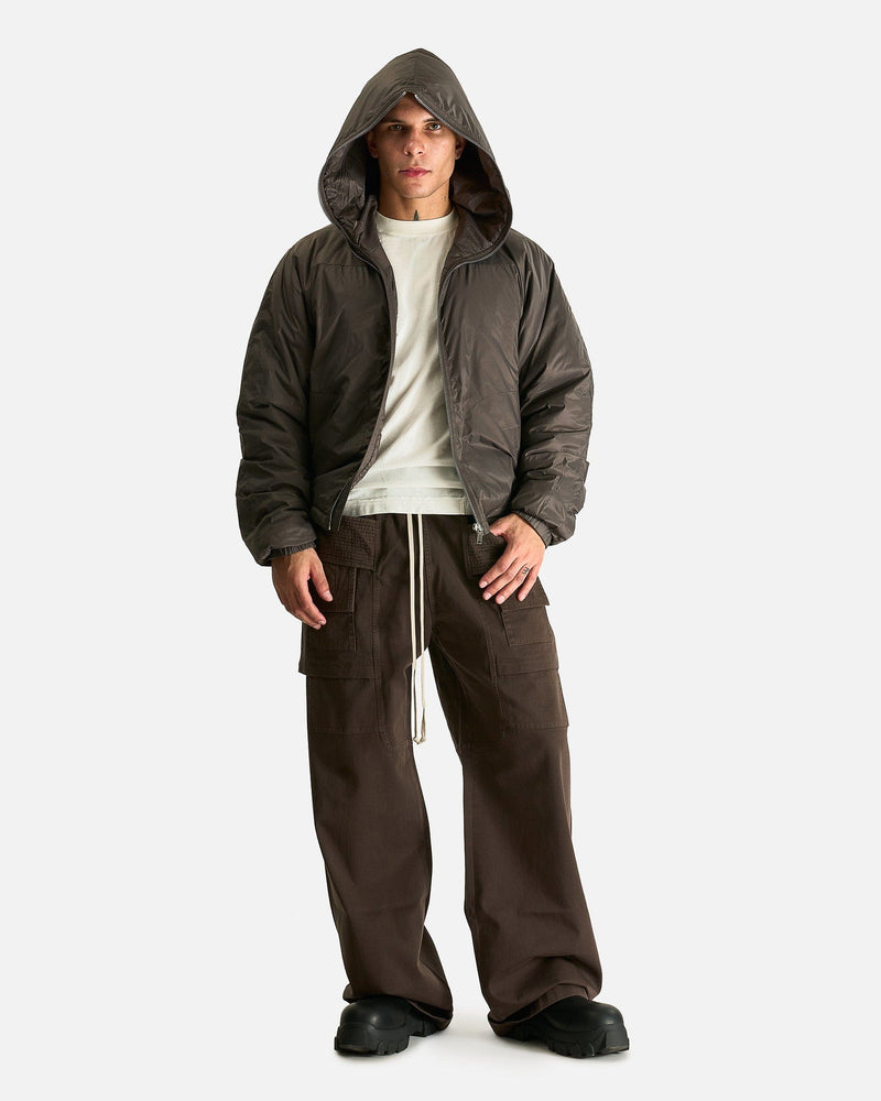 Rick Owens DRKSHDW Men's Jeans Creatch Wide Cargo Drawstring in Dark Dust