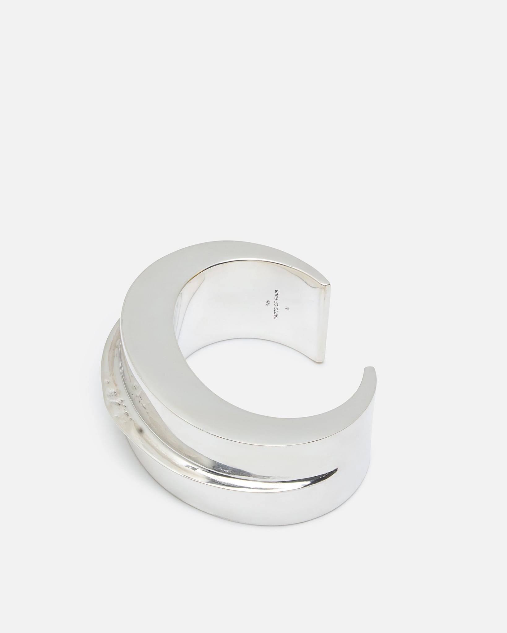 Parts of Four Jewelry M Crescent Folded Bracelet in Distortion Blade / 1 fold / 30mm / PA