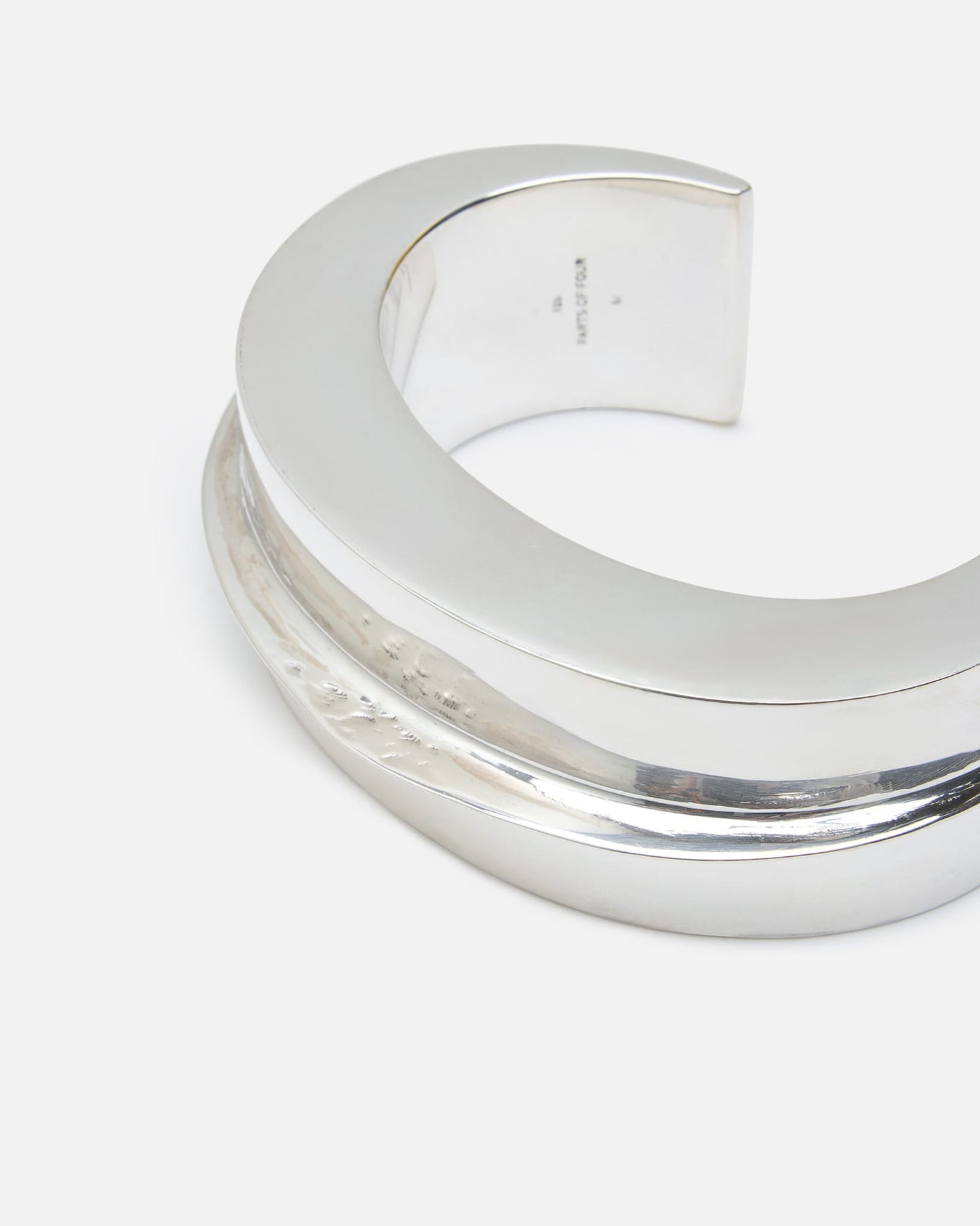 Parts of Four Jewelry M Crescent Folded Bracelet in Distortion Blade / 1 fold / 30mm / PA