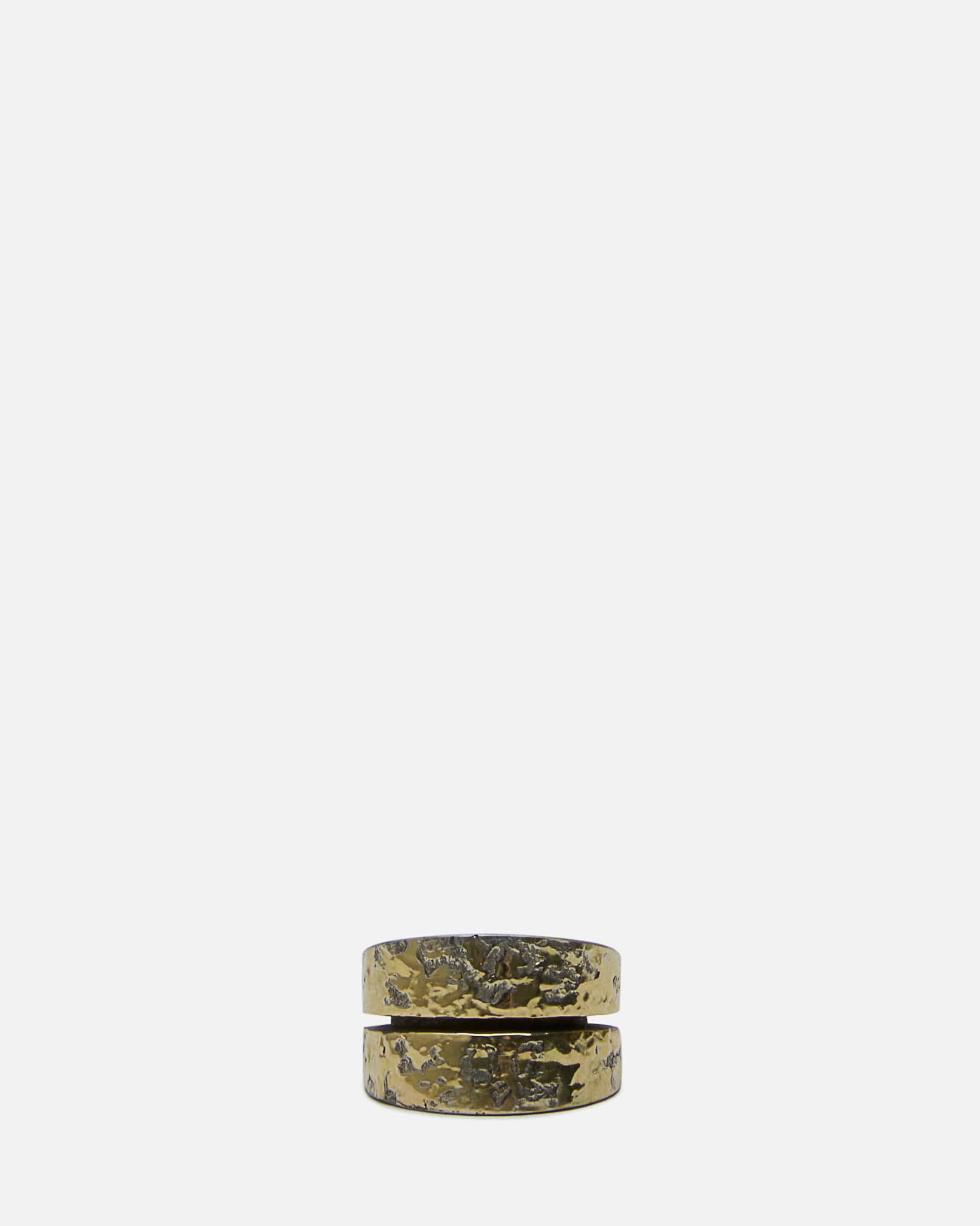 Parts of Four Jewelry 9 Crevice Ring v2 in Fuse / Wide / DA18K