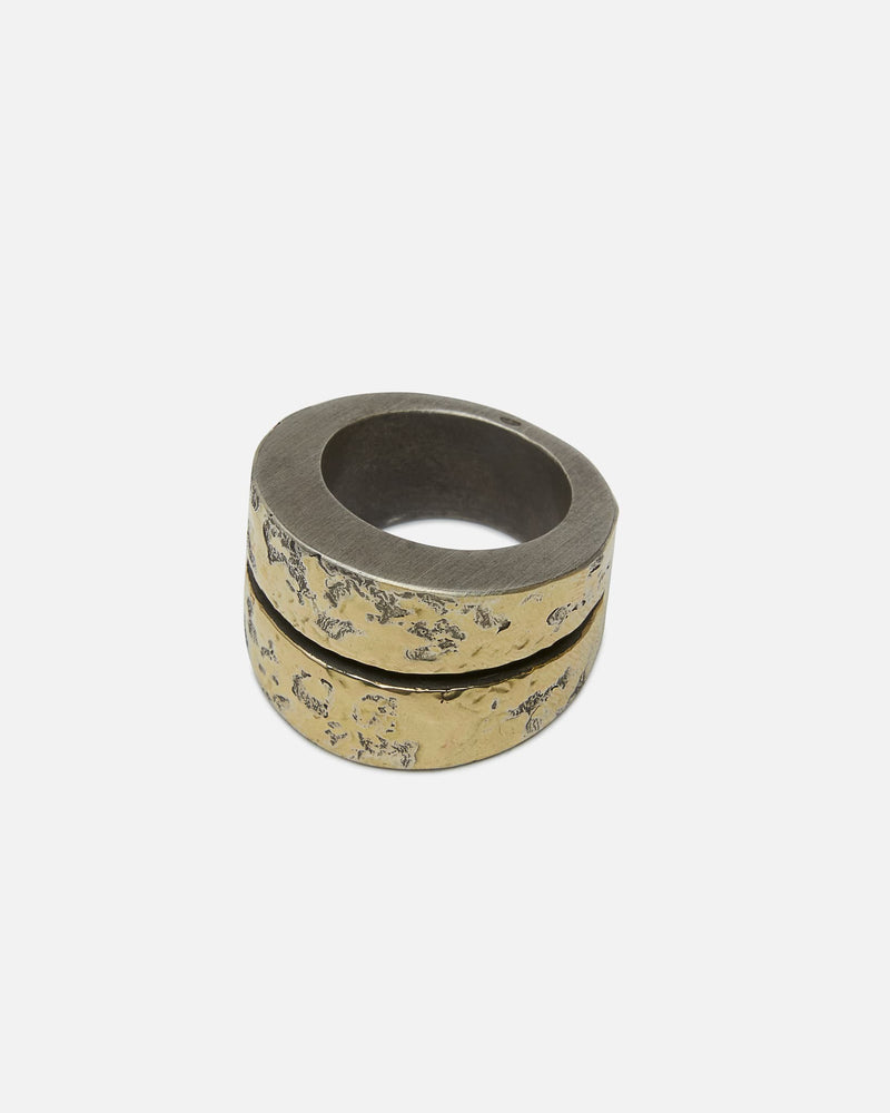 Parts of Four Jewelry 9 Crevice Ring v2 in Fuse / Wide / DA18K