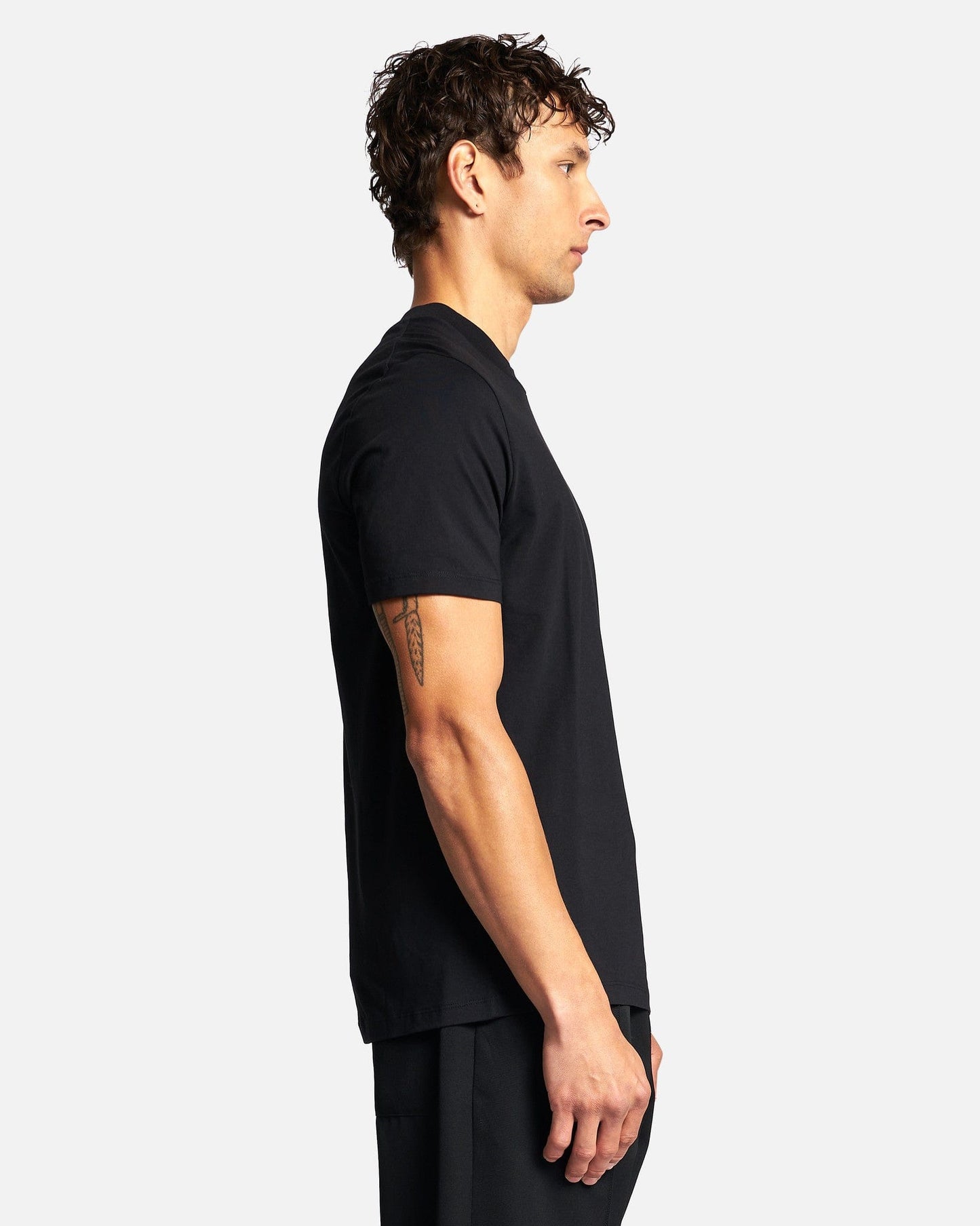 Jil Sander Men's T-Shirts Crewneck T-Shirt in Black