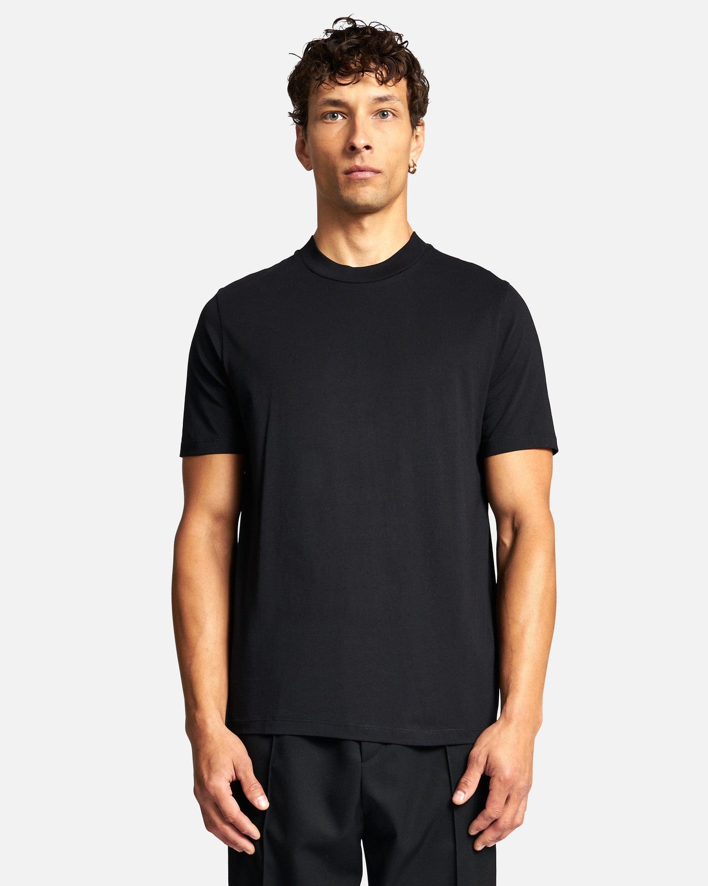 Jil Sander Men's T-Shirts Crewneck T-Shirt in Black