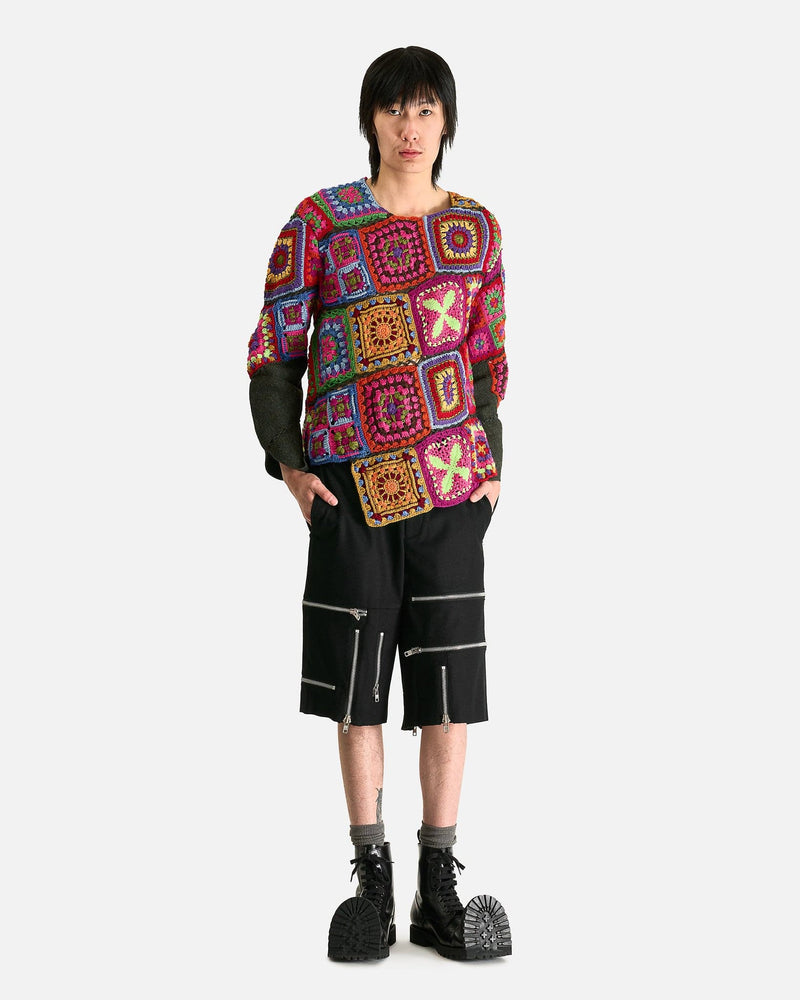 Crochet Sweater in Multi – SVRN