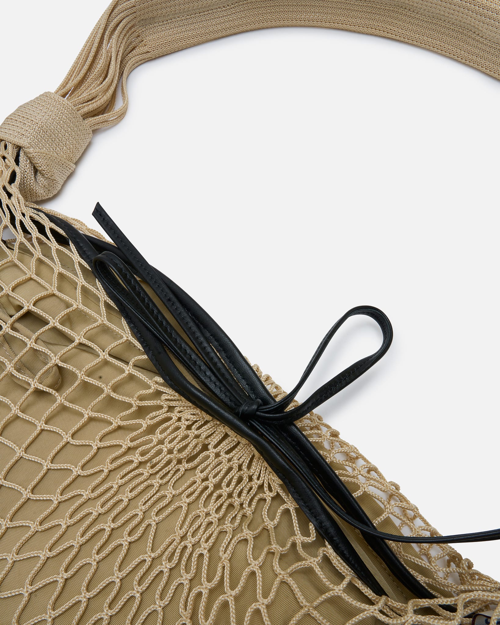 LEMAIRE Men's Bags OS Croissant Filt Bag in Light Beige