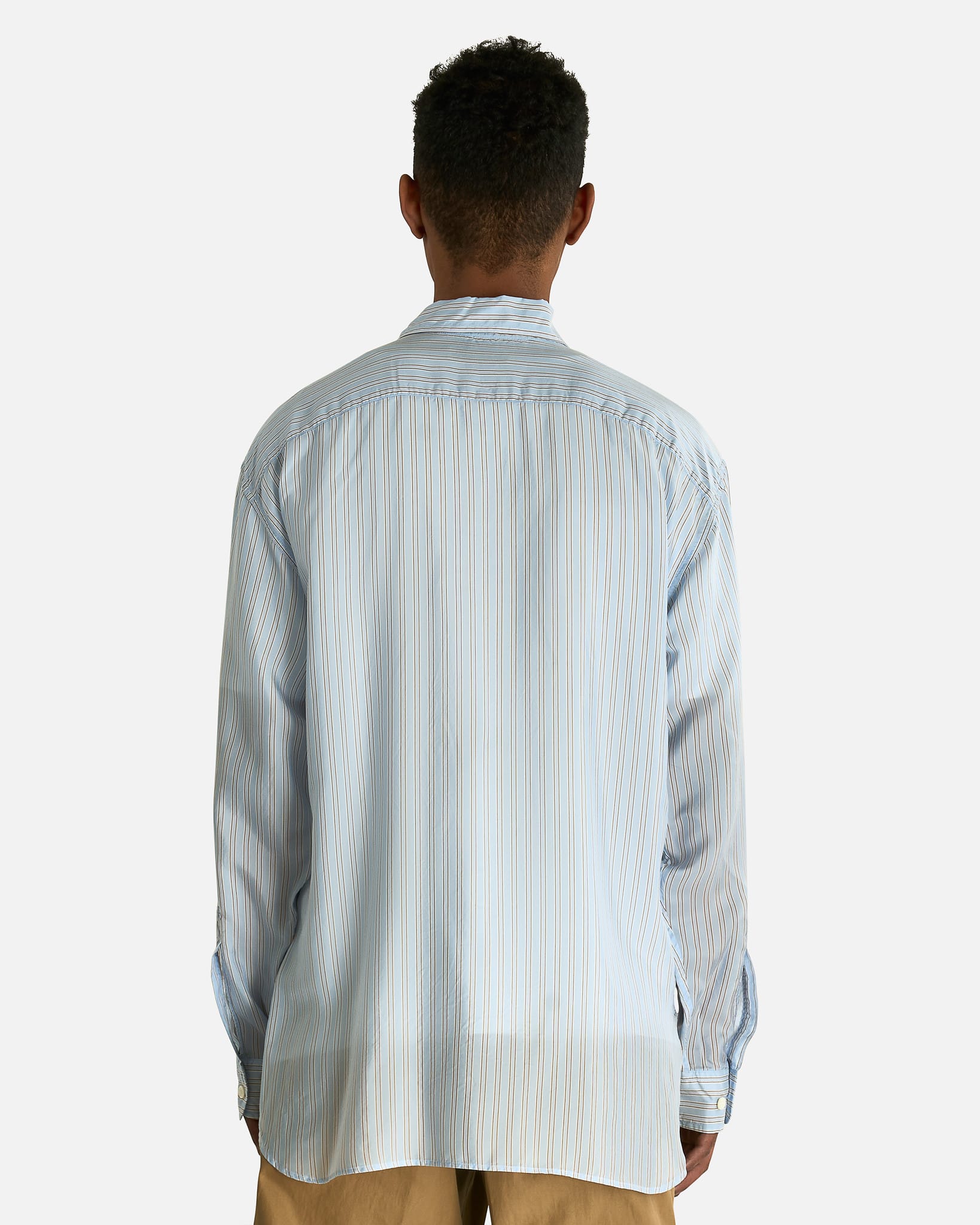 Dries Van Noten Men's Shirts Croom Shirt in Light Blue
