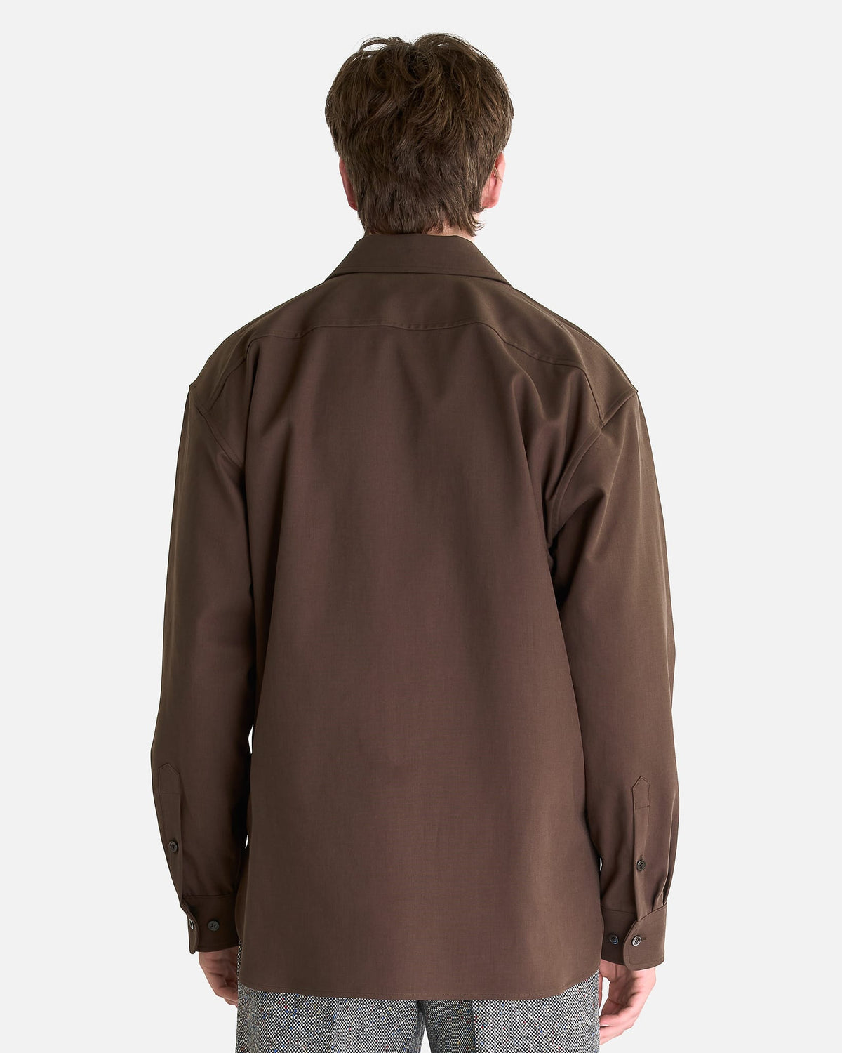 Dries Van Noten Men's Shirts Croomson Bis Shirt in Mud