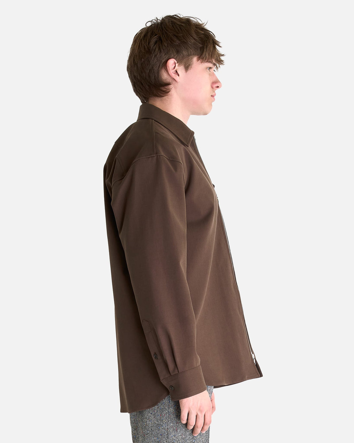 Dries Van Noten Men's Shirts Croomson Bis Shirt in Mud