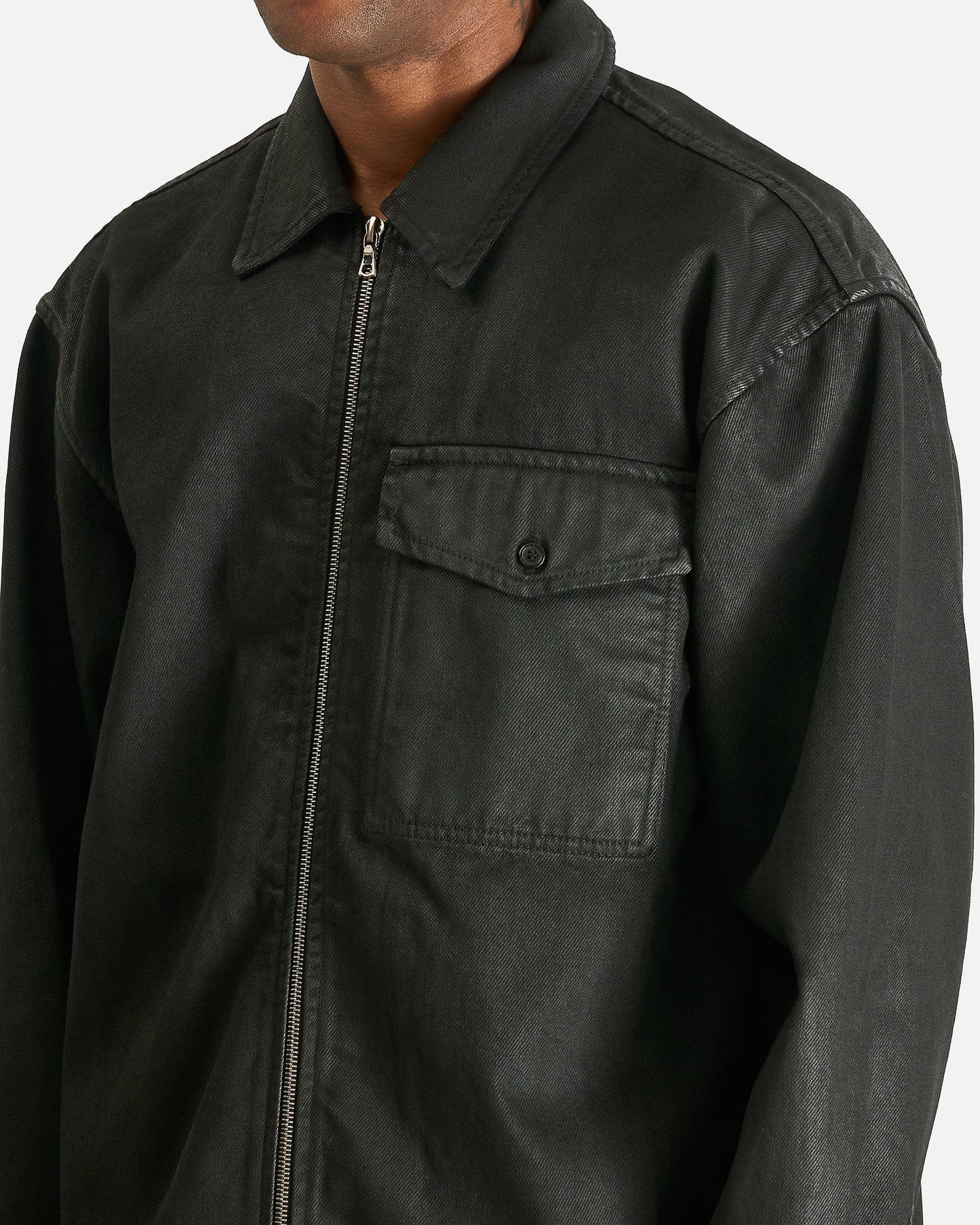 Dries Van Noten Men's Shirts Croomson Denim Shirt in Black