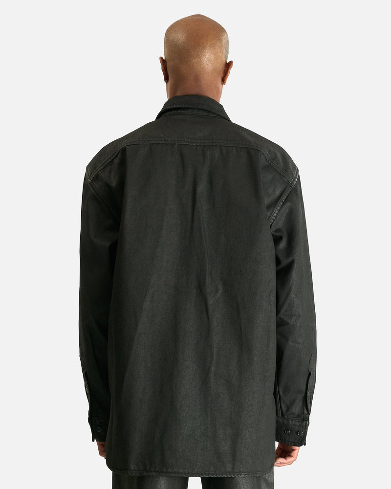 Dries Van Noten Men's Shirts Croomson Denim Shirt in Black