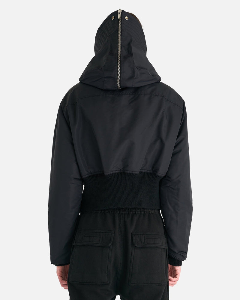 Cropped Alice Bomber in Black – SVRN Cropped Alice Bomber in Black – SVRN