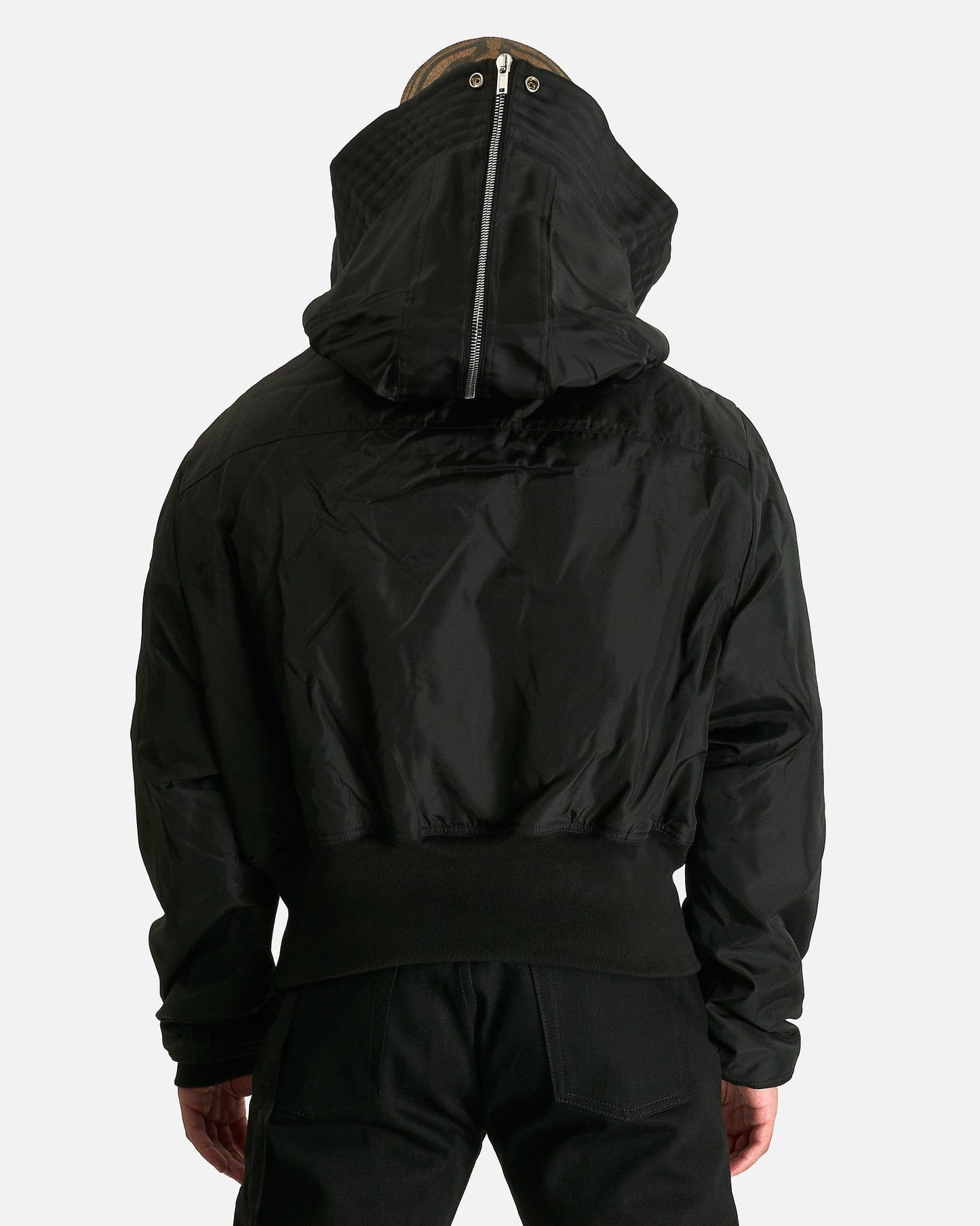 Rick Owens DRKSHDW Men's Coat Cropped Alice Parka in Black