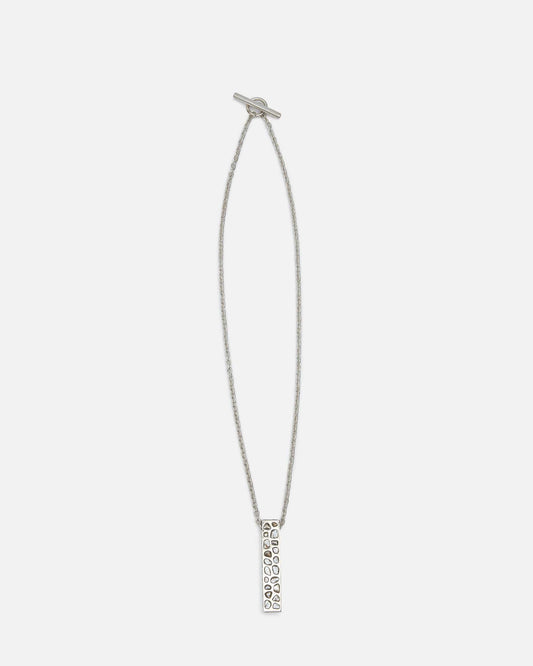 Parts of Four Jewelry OS Cuboid Necklace in Half / Short Var. / 50cm / Full Mega Pavé / PA, DIA