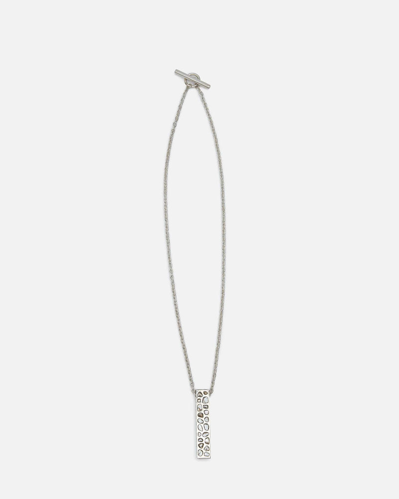 Parts of Four Jewelry OS Cuboid Necklace in Half / Short Var. / 50cm / Full Mega Pavé / PA, DIA