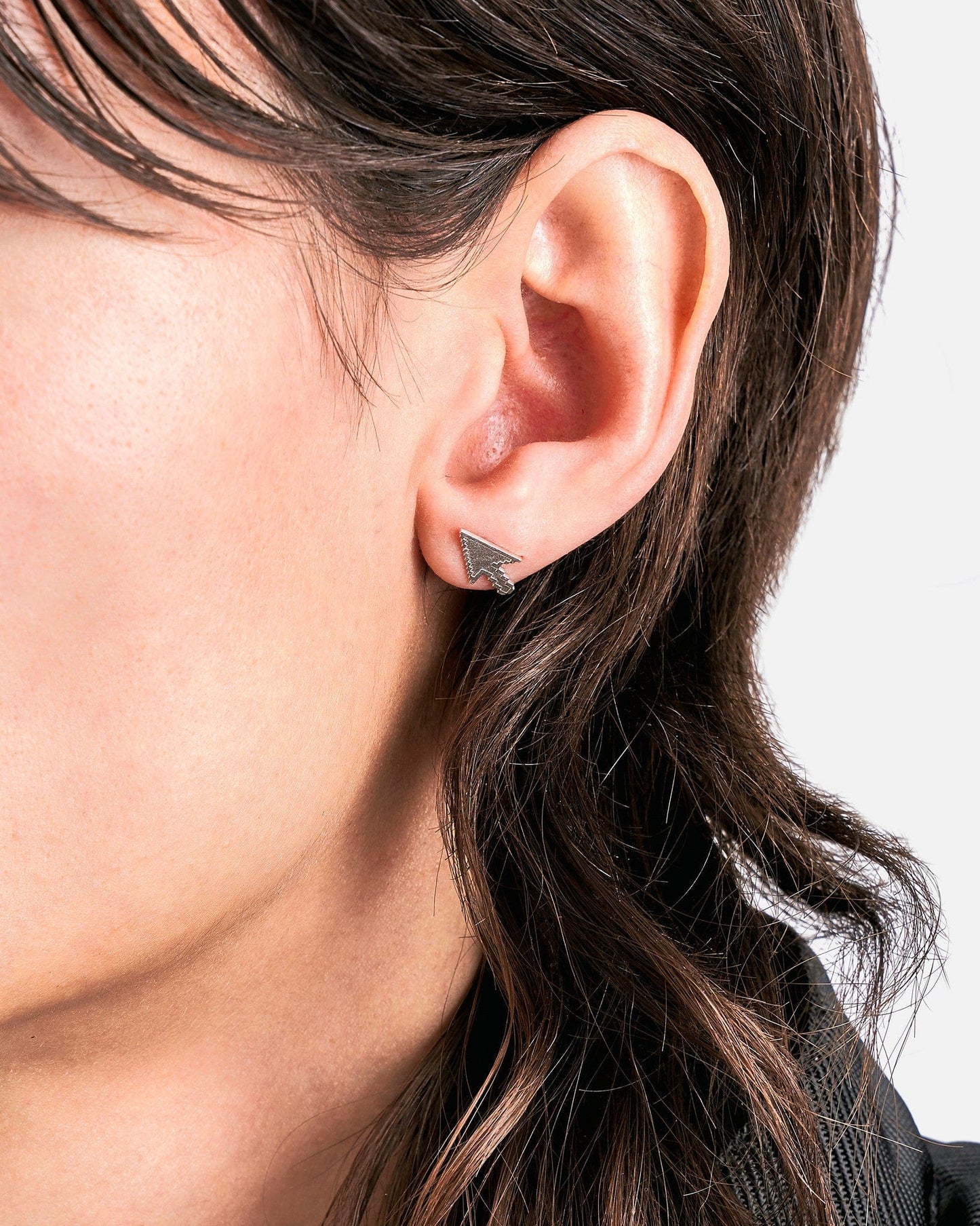 Secret of Manna Jewelry O/S Cursor Earring in Silver