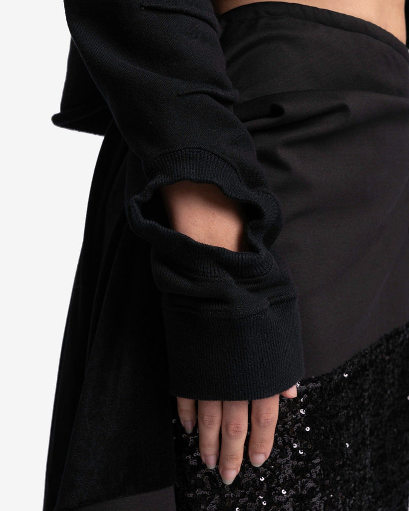Undercover Women Sweaters Cut-Out Sweatshirt in Black