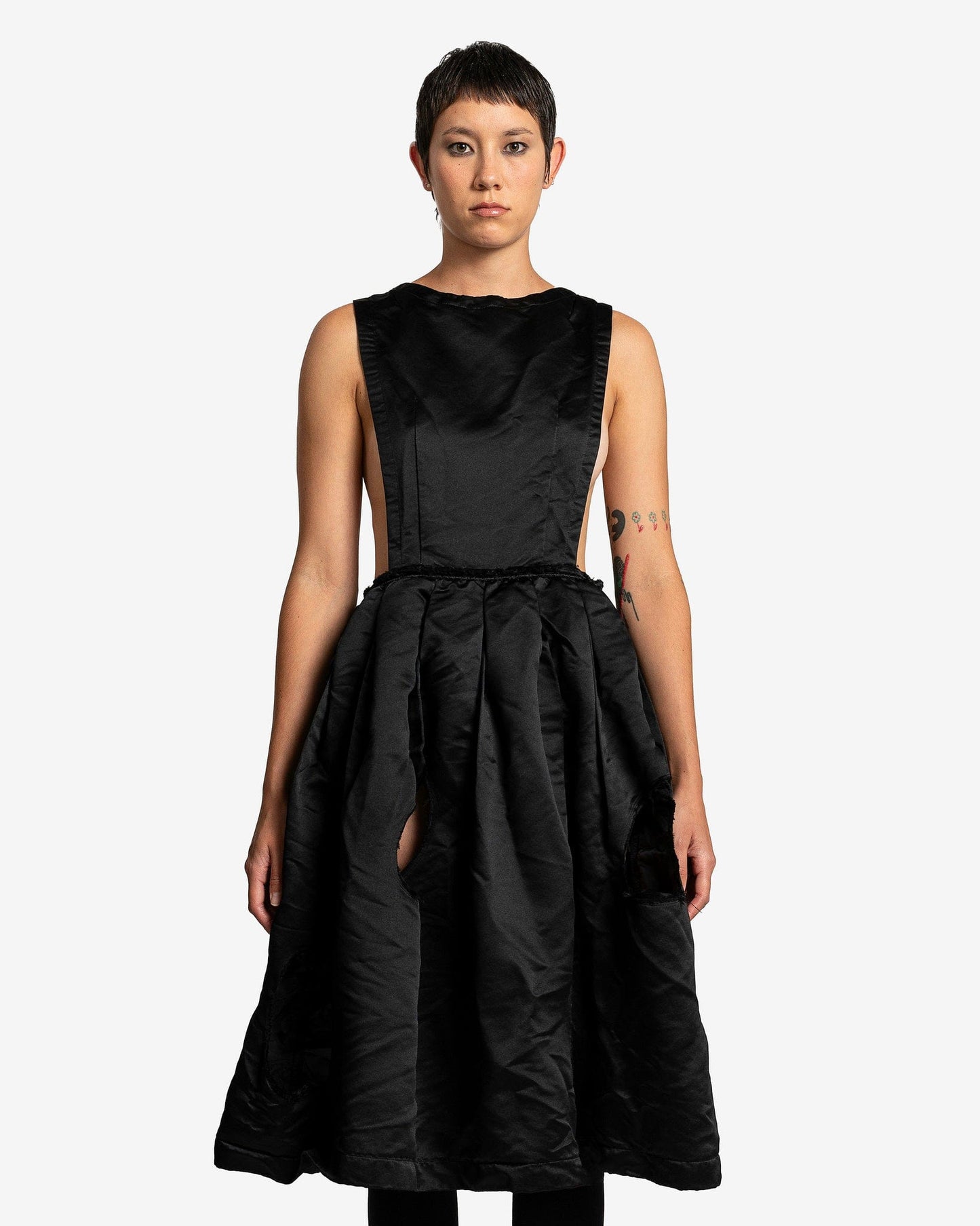 Cutout Pinafore in Black SVRN Cutout Pinafore in Black SVRN