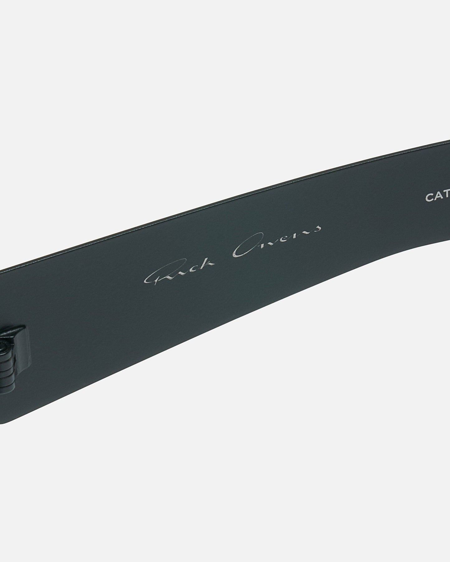 Rick Owens Eyewear OS Cyclops Sunglasses in Black/Black