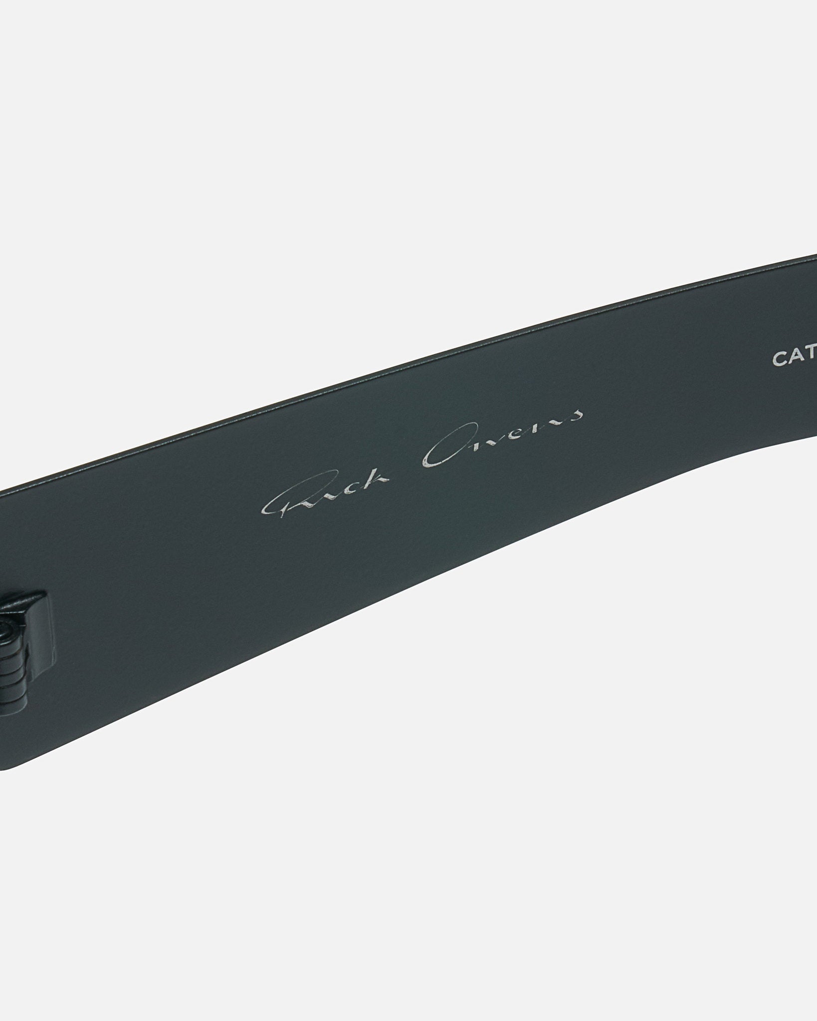 Rick Owens Eyewear OS Cyclops Sunglasses in Black/Black