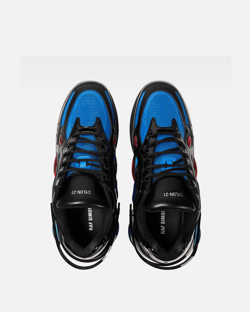 Raf Simons Men's Sneakers Cylon-21 Sneaker in Black/Blue