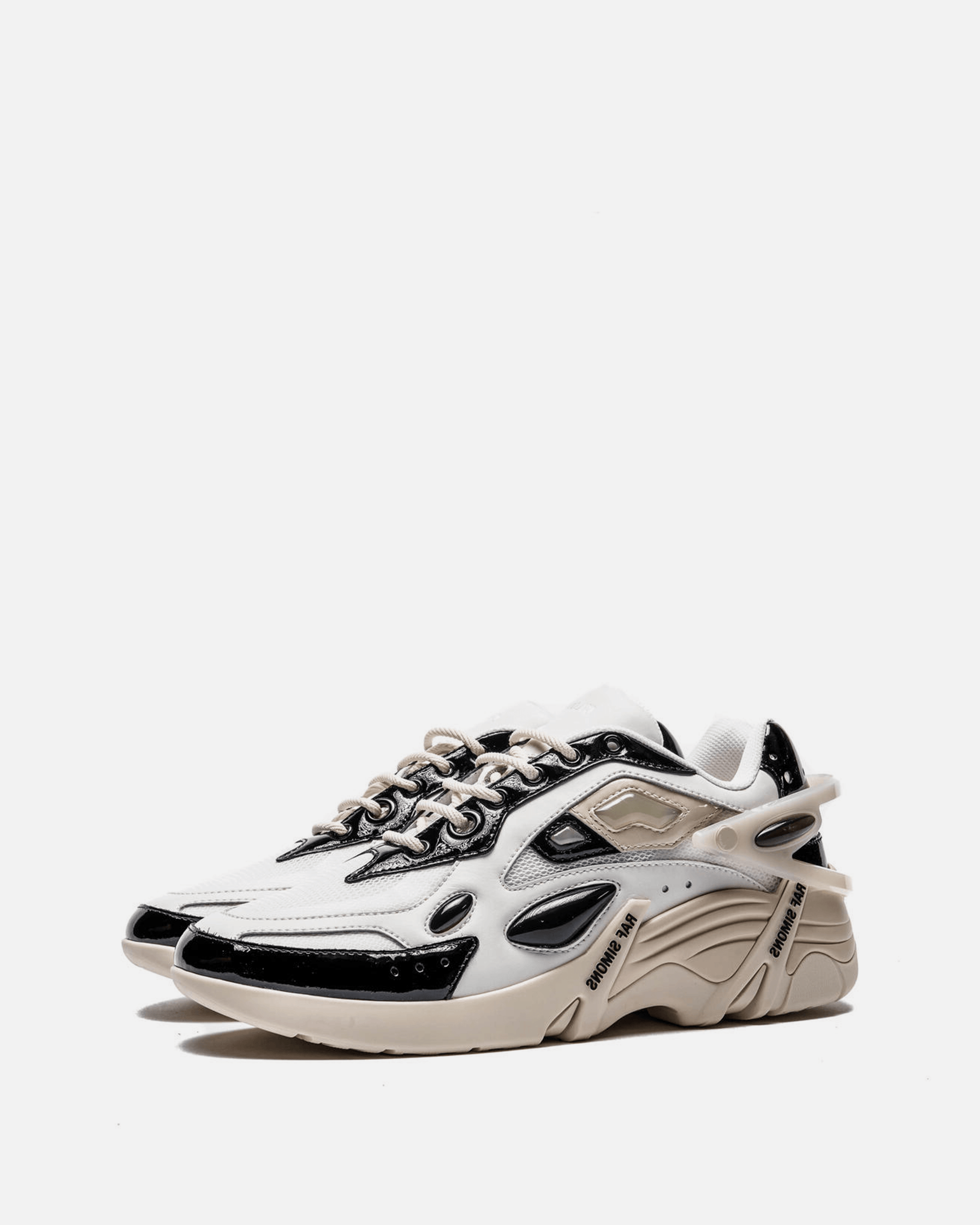 Raf Simons Men's Sneakers Cylon-21 Sneaker in White/Black/Cream