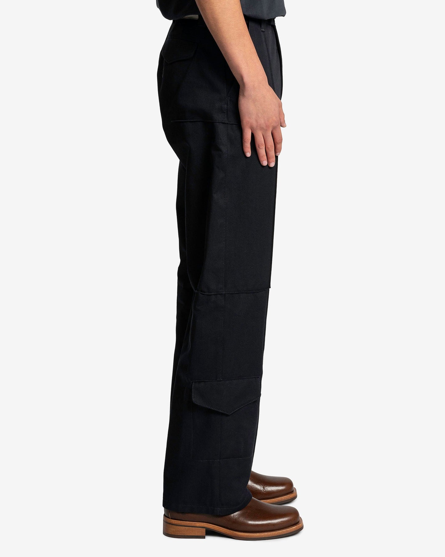 NAMACHEKO Men's Pants Damnonia Workwear Trouser in Midnight Blue