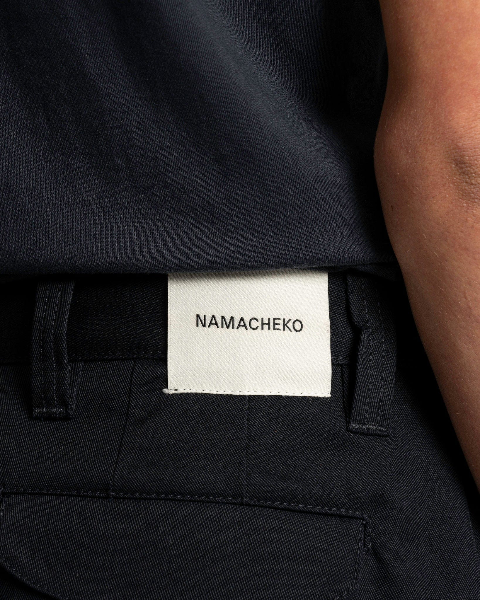 NAMACHEKO Men's Pants Damnonia Workwear Trouser in Midnight Blue