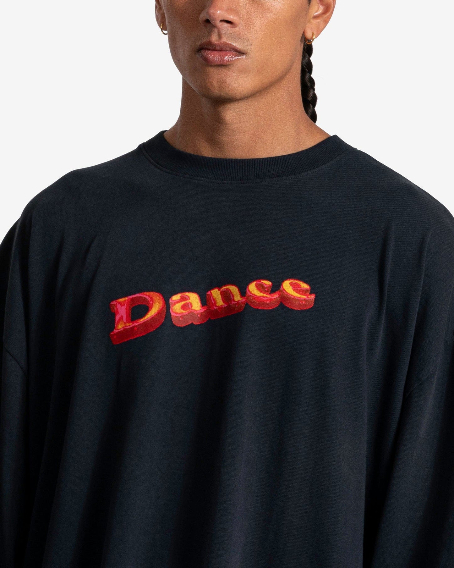Willy Chavarria Men's T-Shirts Dance T-Shirt in Blue Mood