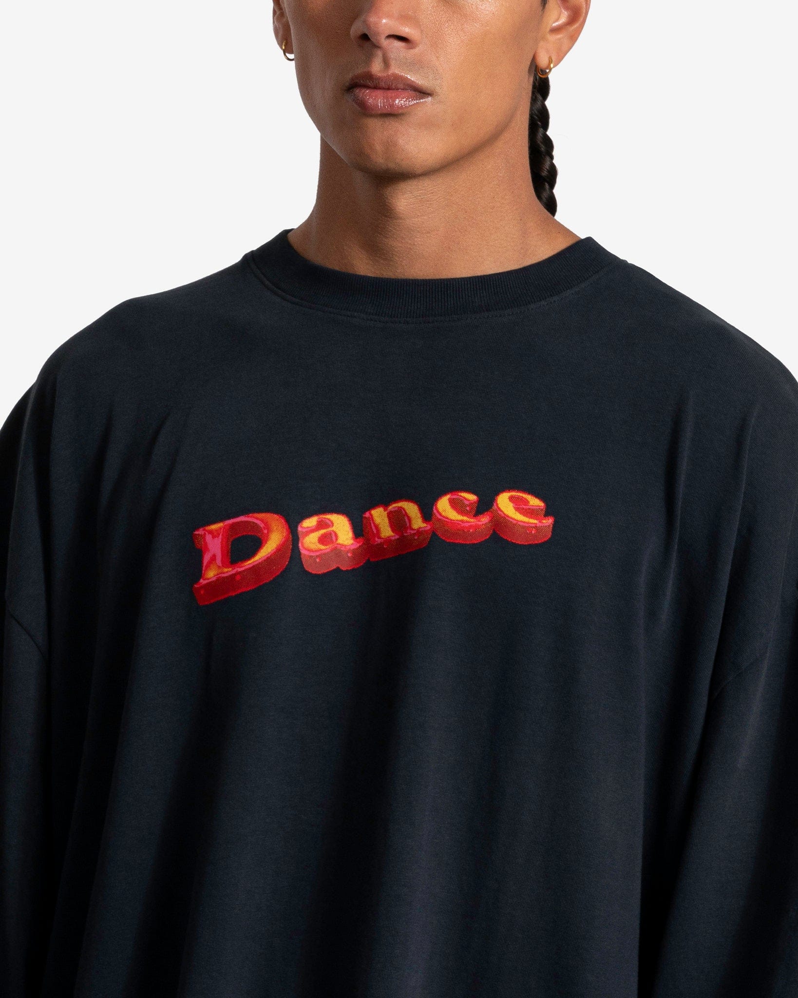 Willy Chavarria Men's T-Shirts Dance T-Shirt in Blue Mood