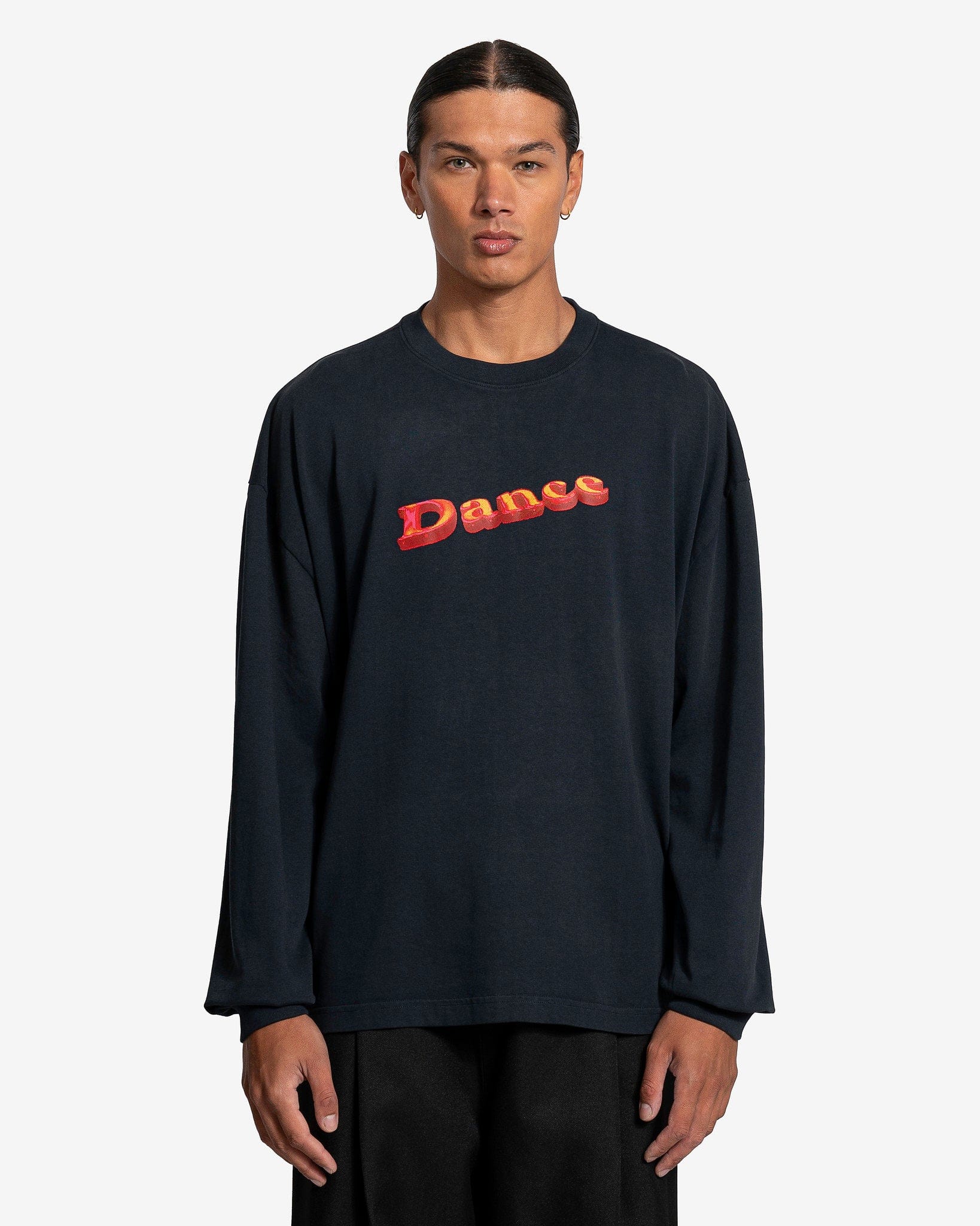 Willy Chavarria Men's T-Shirts Dance T-Shirt in Blue Mood